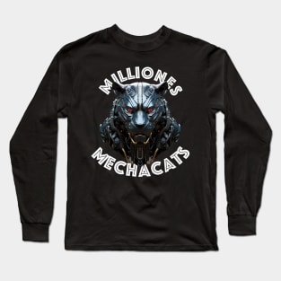 Milliones Mechacats Long Sleeve T-Shirt